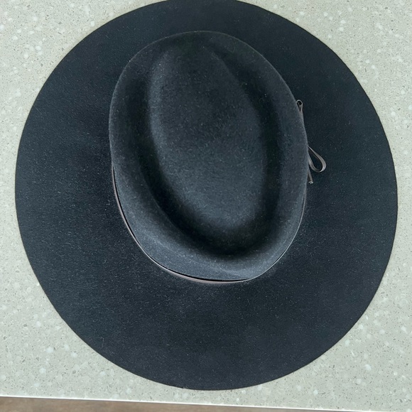 Peruvian Connection Gaucho Hat Wool | Wide Brim Black | One Size NWT - Picture 3 of 15